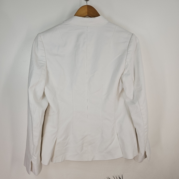 White Banana Republic size 12 Blazer - Picture 2 of 3